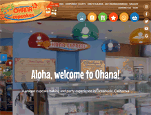 Tablet Screenshot of ohanacupcake.com